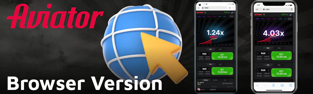Play 1xbet Aviator at Mobile browser